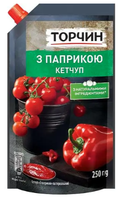 Кетчуп Торчин З паприкою 250 г